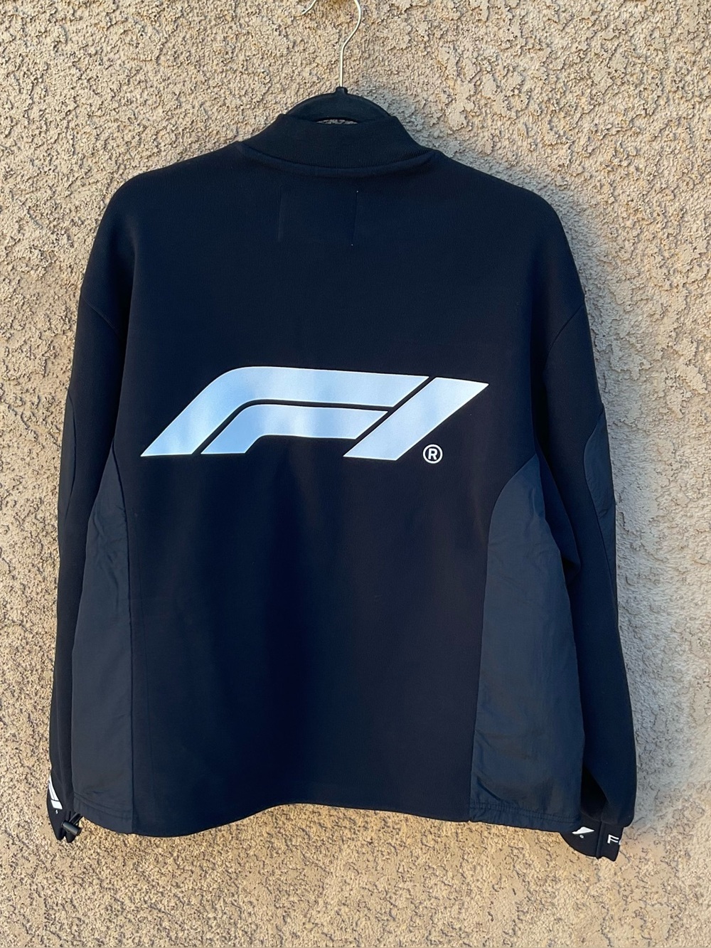 Formula 1 x PacSun Long Sleeve Pullover Small Black Mock Neck Racing Streetwear